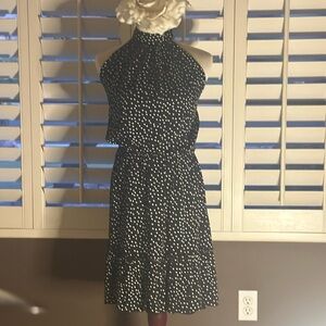 Black and White Polka Dot Dress